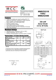 MMBZ5222B-TP 数据规格书 1