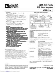 ADSP-2101BS-100 数据规格书 1