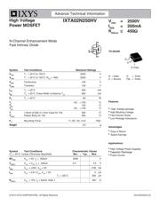 IXTA02N250HV datasheet.datasheet_page 1