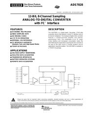 ADS7828E/250 数据规格书 1