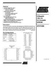 AT27C080-90PC 数据规格书 1