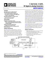 AD9161BBCZ 数据规格书 1