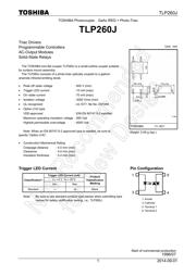 TLP260JTPRPF 数据规格书 1