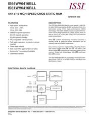 IS61WV6416BLL-12TLI datasheet.datasheet_page 1