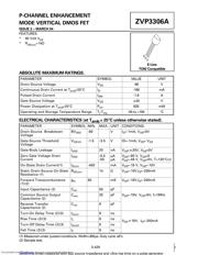 ZVP3306A Datenblatt PDF