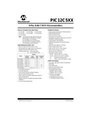 PIC12CE518-04I/P datasheet.datasheet_page 1