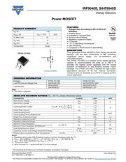 IRF9540SPBF 数据规格书 1