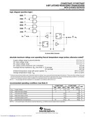 CY74FCT543TSOC 数据规格书 3