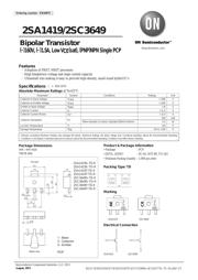 2SA1419 datasheet.datasheet_page 1