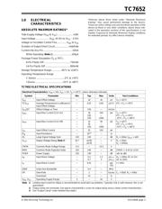 TC7652CPA 数据规格书 3