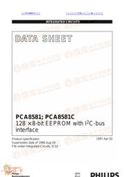 PCA8581CP 数据规格书 1