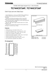 TC74HC573AP datasheet.datasheet_page 1