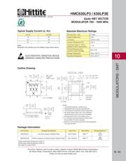 HMC630LP3E 数据规格书 6