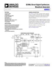 AD9835BRUZ-REEL7 Datenblatt PDF