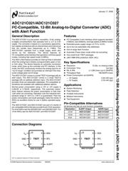 ADC121C027CIMK 数据规格书 1