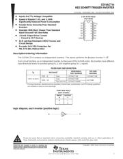 74ACT14SC Datenblatt PDF