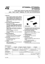 ST72F260G1B5 datasheet.datasheet_page 1