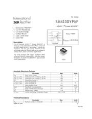 SI4410DYPBF Datenblatt PDF