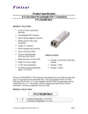 FTLF8528P3BCV-QL datasheet.datasheet_page 1