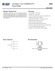 ICS8304AMLFT 数据规格书 1