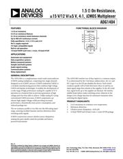 ADG1404YRUZ datasheet.datasheet_page 1