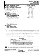 CY74FCT841BTPC 数据规格书 1