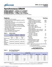 MT48LC4M16A2P-7E Datenblatt PDF