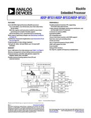 ADSP-BF533SBBC-500 数据规格书 1