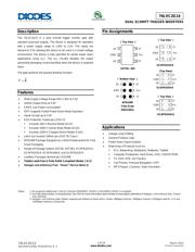 74LVC2G14DW-7 Datenblatt PDF