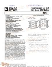 AD713 datasheet.datasheet_page 1