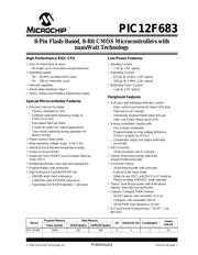 PIC12F683-I/P 数据规格书 3