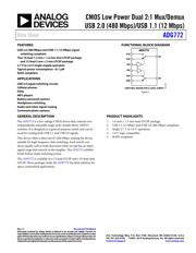 ADG772BCPZ-1REEL datasheet.datasheet_page 1