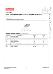 FJP3305H1TU datasheet.datasheet_page 1