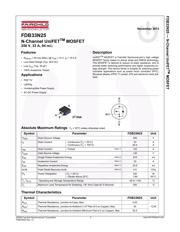 FDB33N25TM datasheet.datasheet_page 1