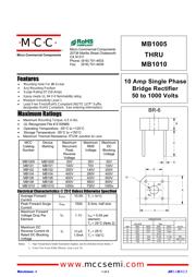 MB1010 数据规格书 1