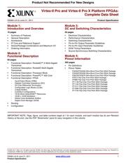 XC2VP40-5FF1148C datasheet.datasheet_page 1