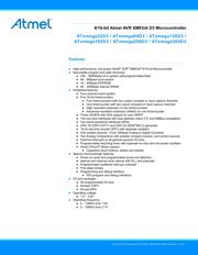 ATXMEGA256D3-AU 数据规格书 1