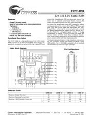 CY7C1399B-12ZC datasheet.datasheet_page 1