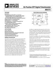 AD5273BRJZ10-R2 数据规格书 1