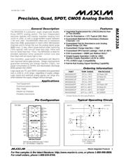 MAX333ACWP+ Datenblatt PDF