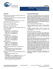 CYD18S72V18-167BBXI datasheet.datasheet_page 1