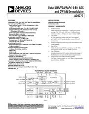 AD9277-50EBZ 数据规格书 1