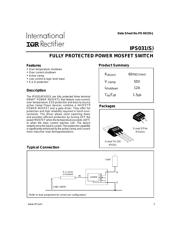 IPS031S datasheet.datasheet_page 1