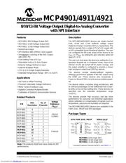 MCP4901T-E/P 数据规格书 1