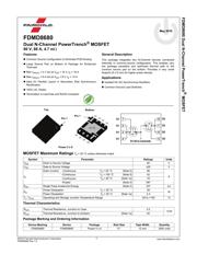 FDMD8680 数据规格书 2