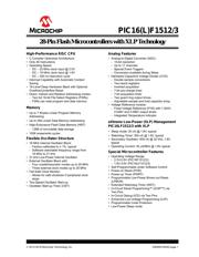 PIC16F1513-I/SS Datenblatt PDF