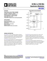 ADL5385ACP 数据规格书 1