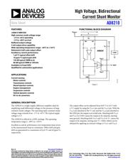AD8210YRZ-REEL7 Datenblatt PDF