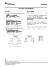 SN74LVC2G86DCURE4 datasheet.datasheet_page 1