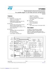 STV0903 datasheet.datasheet_page 1